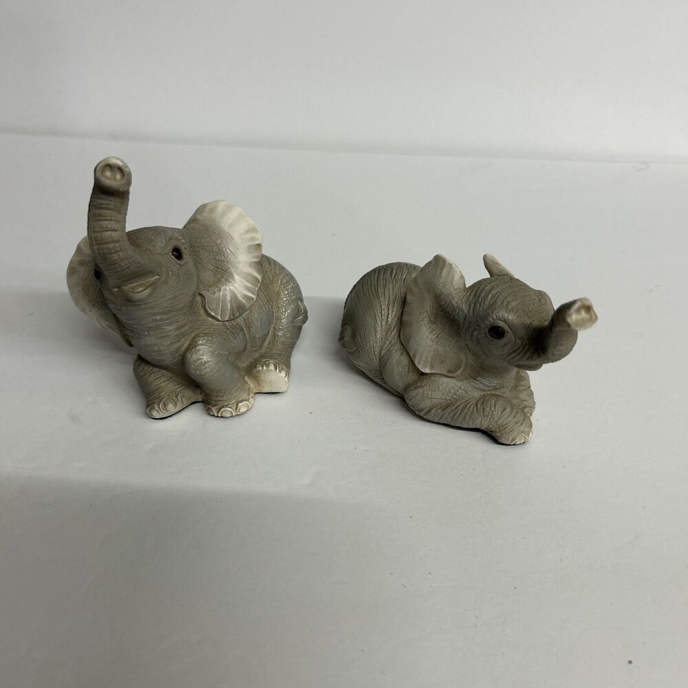 1985 George Good / Maruri porcelain elephant figurines